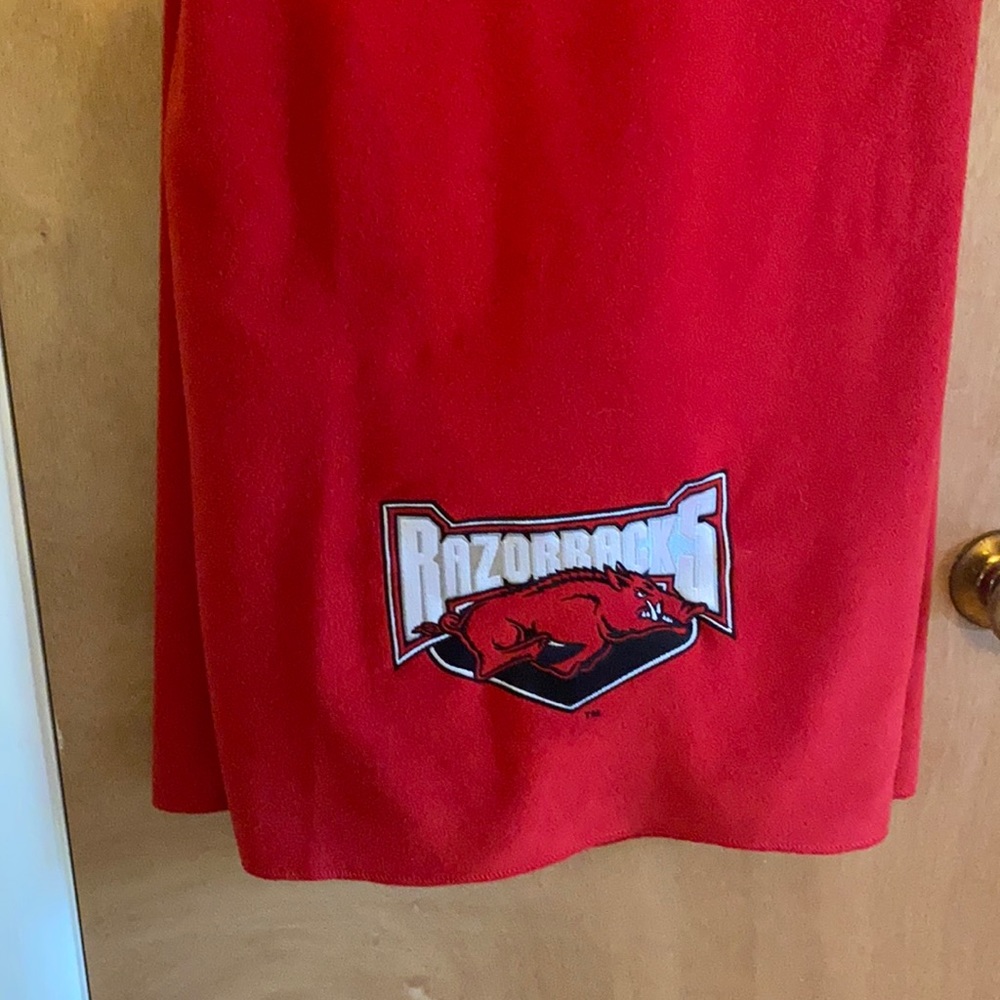 Arkansas Razorbacks fleece blanket 54 x 46